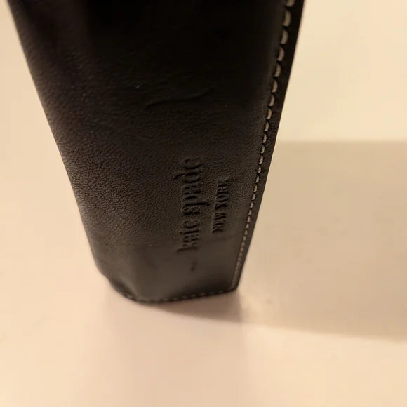 RARE Kate Spade Black Leather Card Holder - Picture 6 of 6